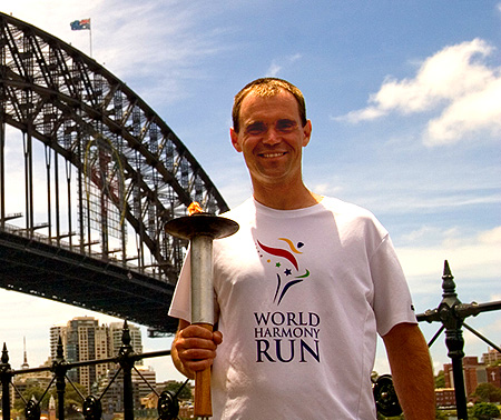 Rathin Boulton at Sydney Harbour Bridge