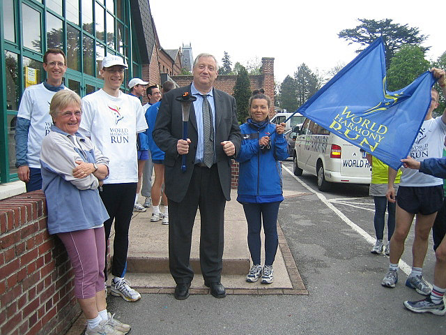 With the Mayor of "Vervins", M. Balligand