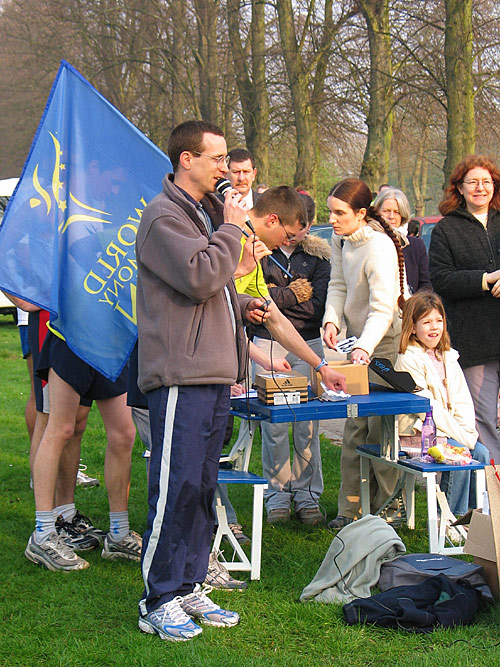 World Harmony Run 5k race, Cardiff, 2 April