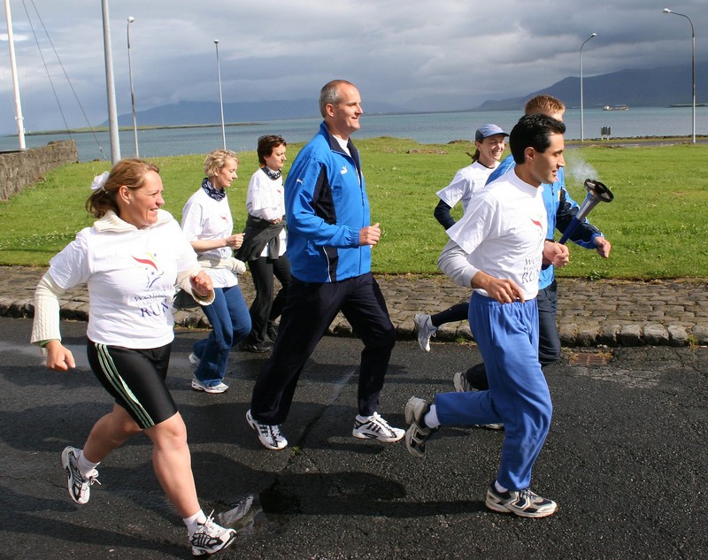 Hlaupið lagði af stað / The Run started