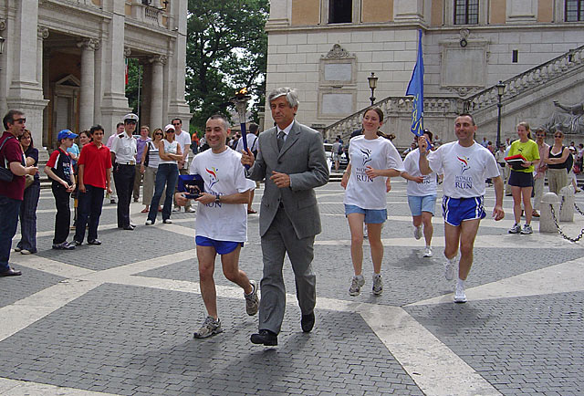 MP Gianni Rivera - former member of the Italian football team and captain of AC Milan