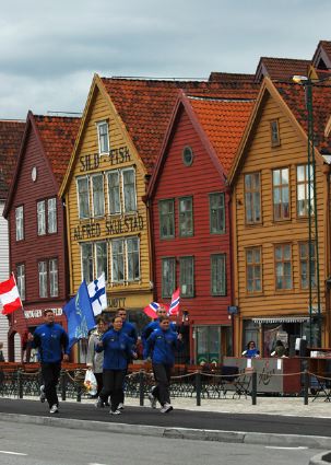 Team running in Bergen -ver