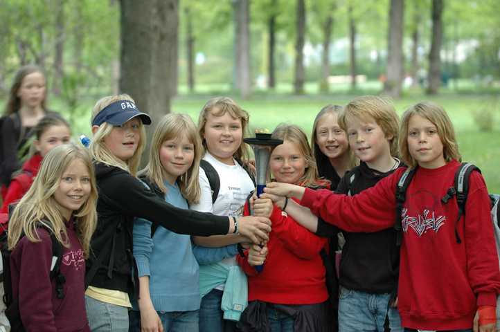 Children from park