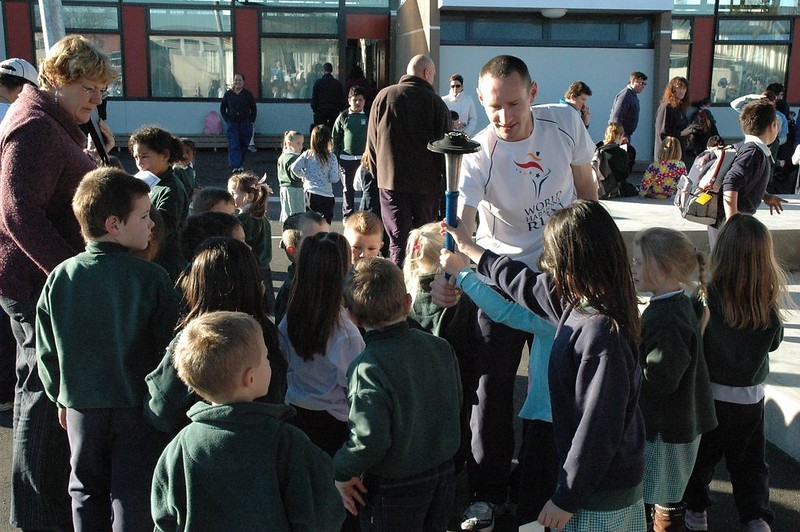 Everyone was eager to hold the torch.