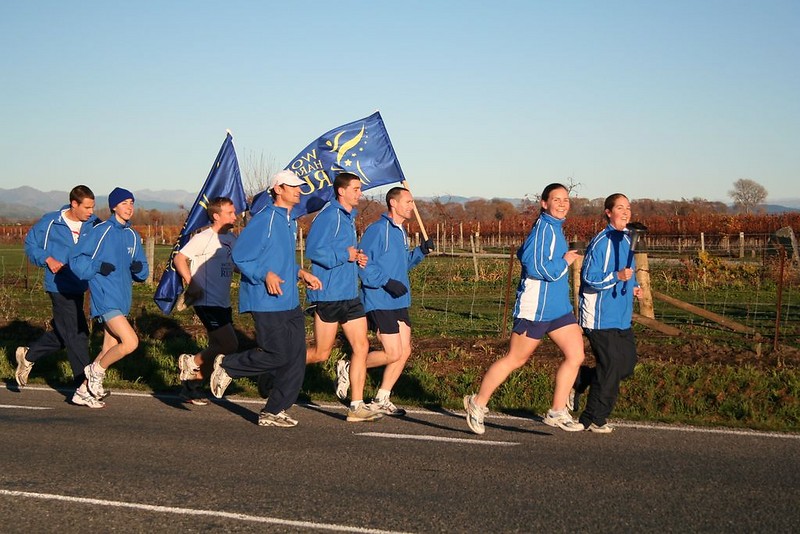 Another beautiful winter morning. Sophie (holding the torch), Lauren, Hayden, Anurakta, Jade, Grahak, Lara and Tom