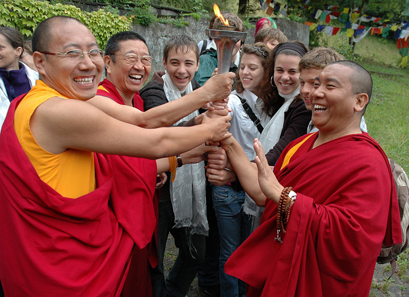 In the Tibetan Buddhist temple of Rikon